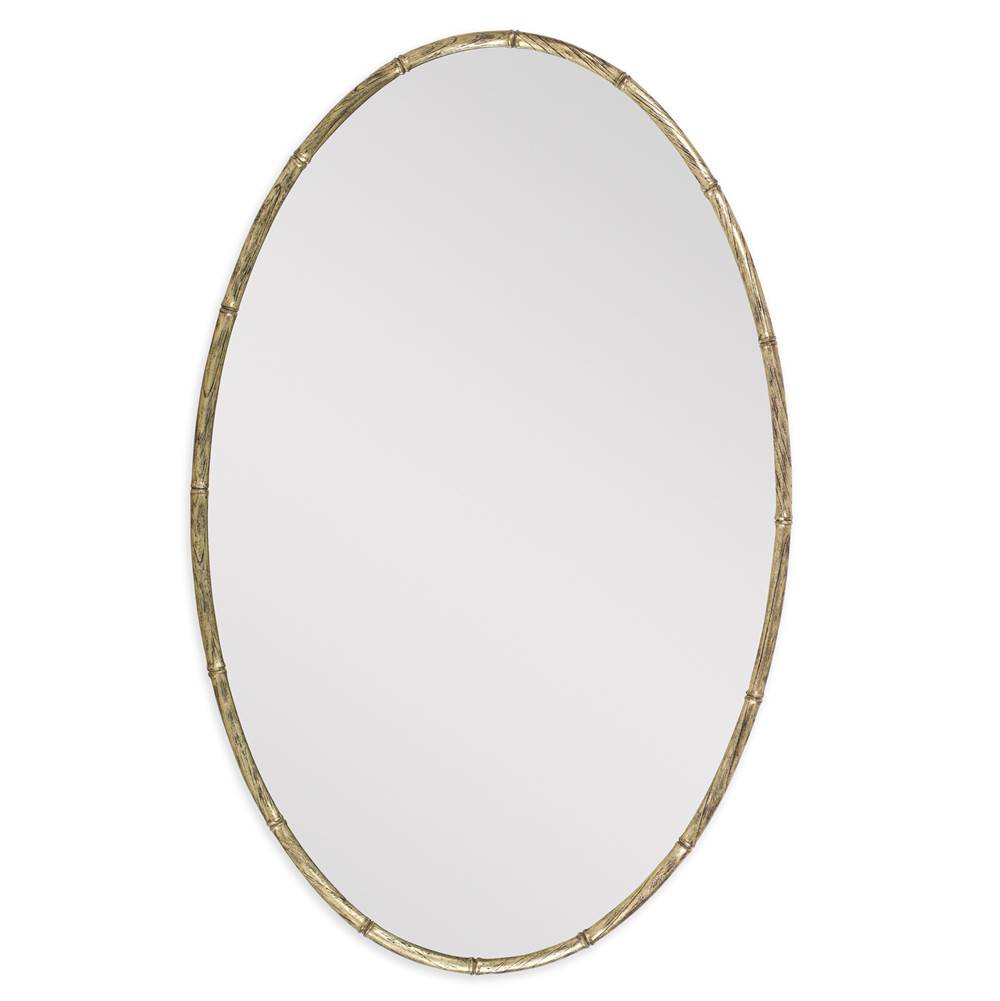 Ambella Home Collection Bamboo Oval Mirror