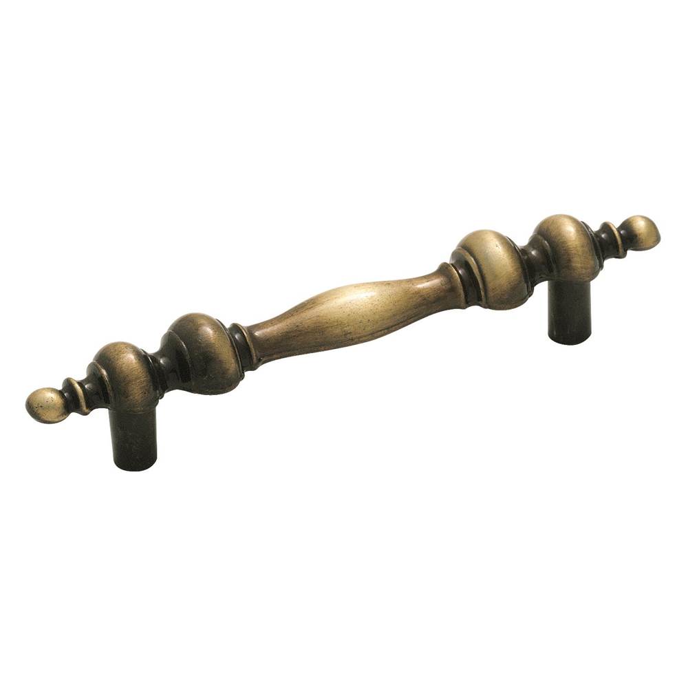 Amerock Allison Value 3 in (76 mm) Center-to-Center Antique Brass Cabinet Pull