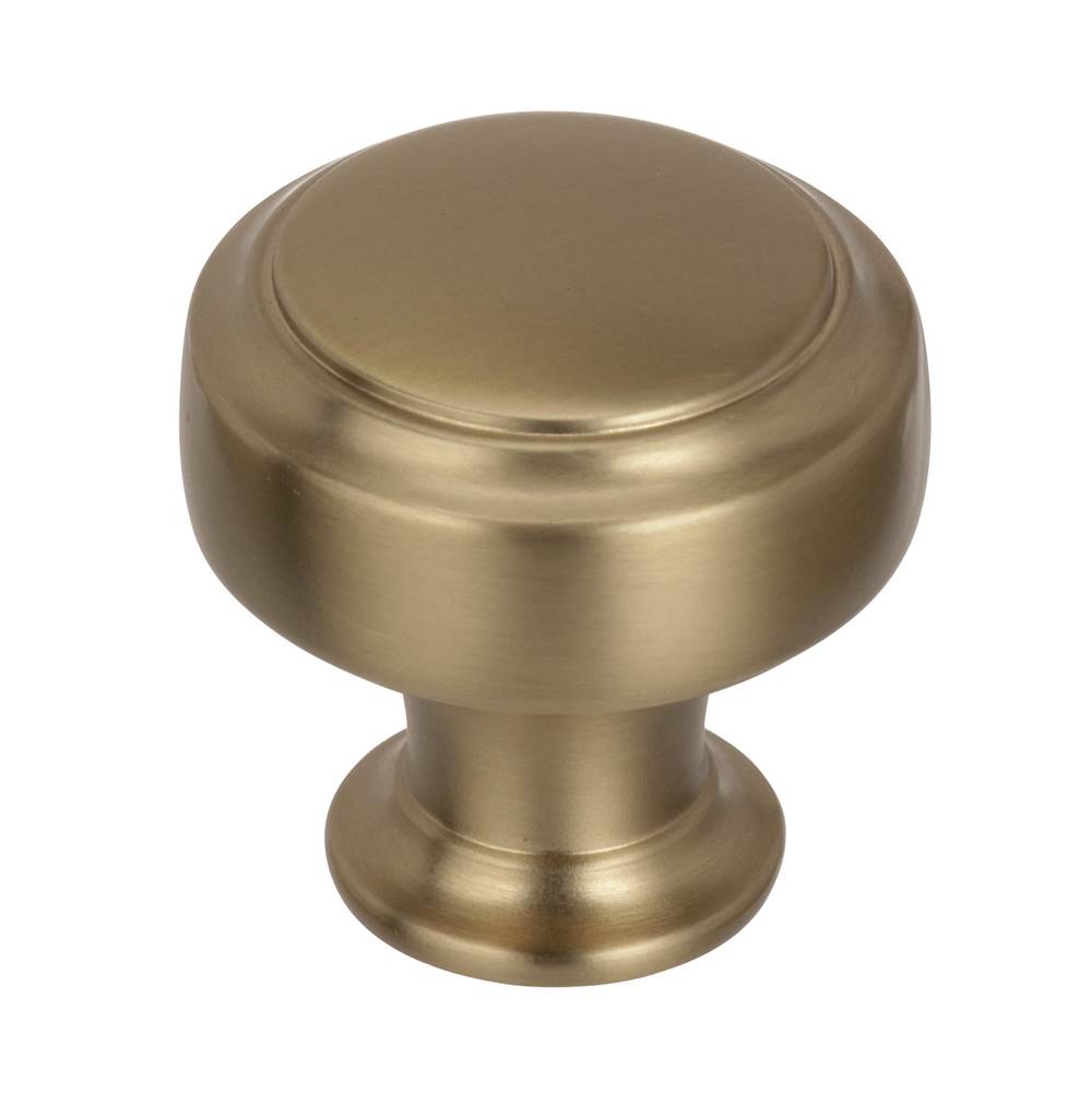 Amerock Highland Ridge 1-3/16 in (30 mm) Diameter Golden Champagne Cabinet Knob