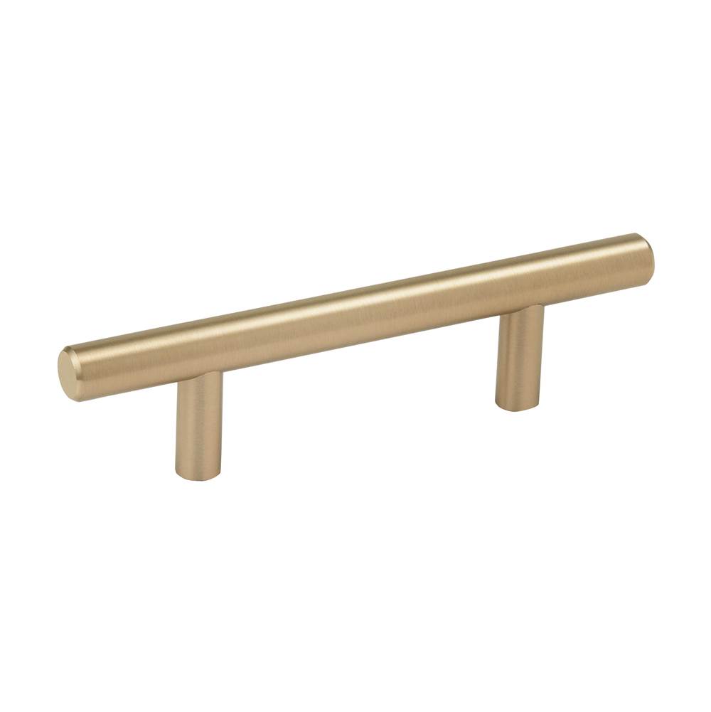 Amerock Bar Pulls 3 in (76 mm) Center-to-Center Golden Champagne Cabinet Pull