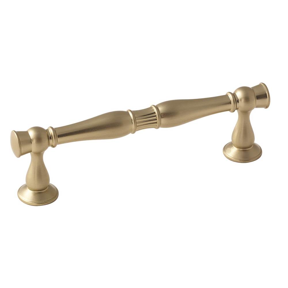 Amerock Crawford 3-3/4 in (96 mm) Center-to-Center Golden Champagne Cabinet Pull