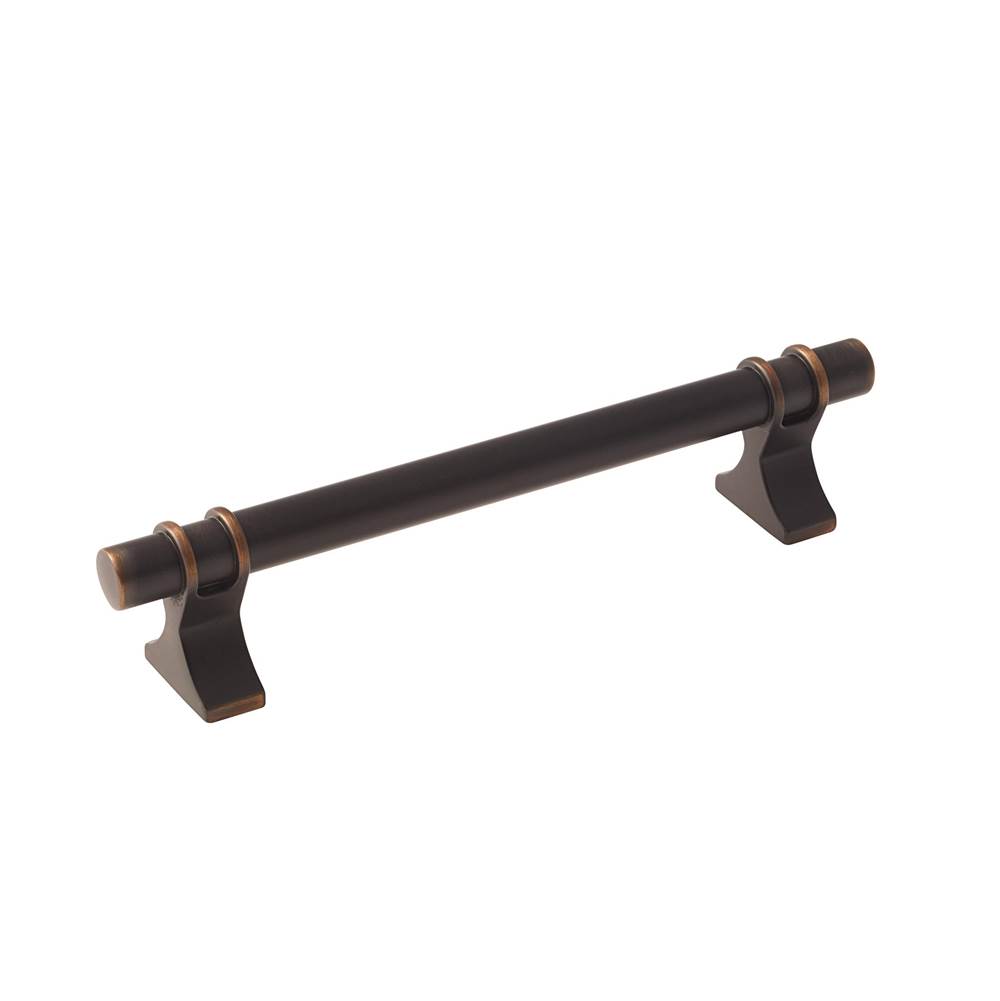Amerock Davenport 5-1/16 in (128 mm) Center-to-Center Oil-Rubbed Bronze Cabinet Pull