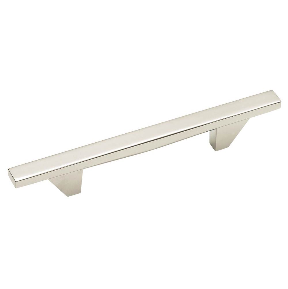 Amerock Sleek 3-3/4 in (96 mm) Center-to-Center Polished Chrome Cabinet Pull