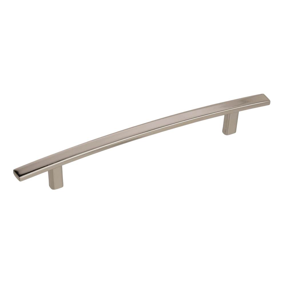 Amerock Cyprus 6-5/16 in (160 mm) Center-to-Center Polished Nickel Cabinet Pull