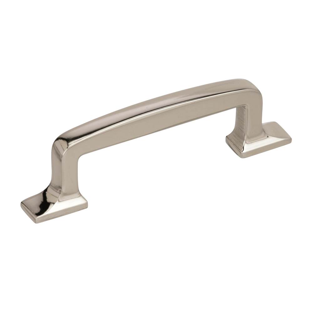 Amerock Westerly 3 in (76 mm) Center-to-Center Polished Nickel Cabinet Pull