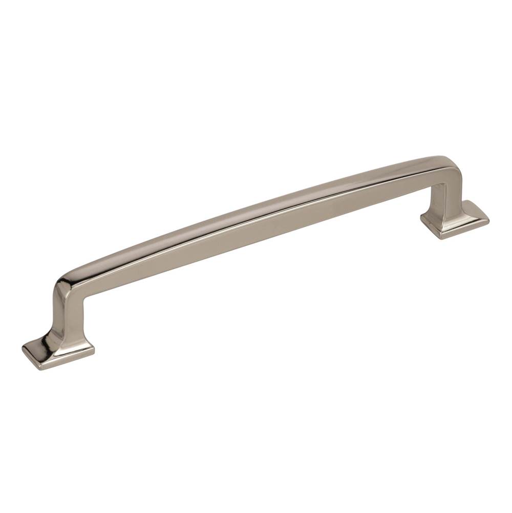 Amerock Westerly 6-5/16 in (160 mm) Center-to-Center Polished Nickel Cabinet Pull