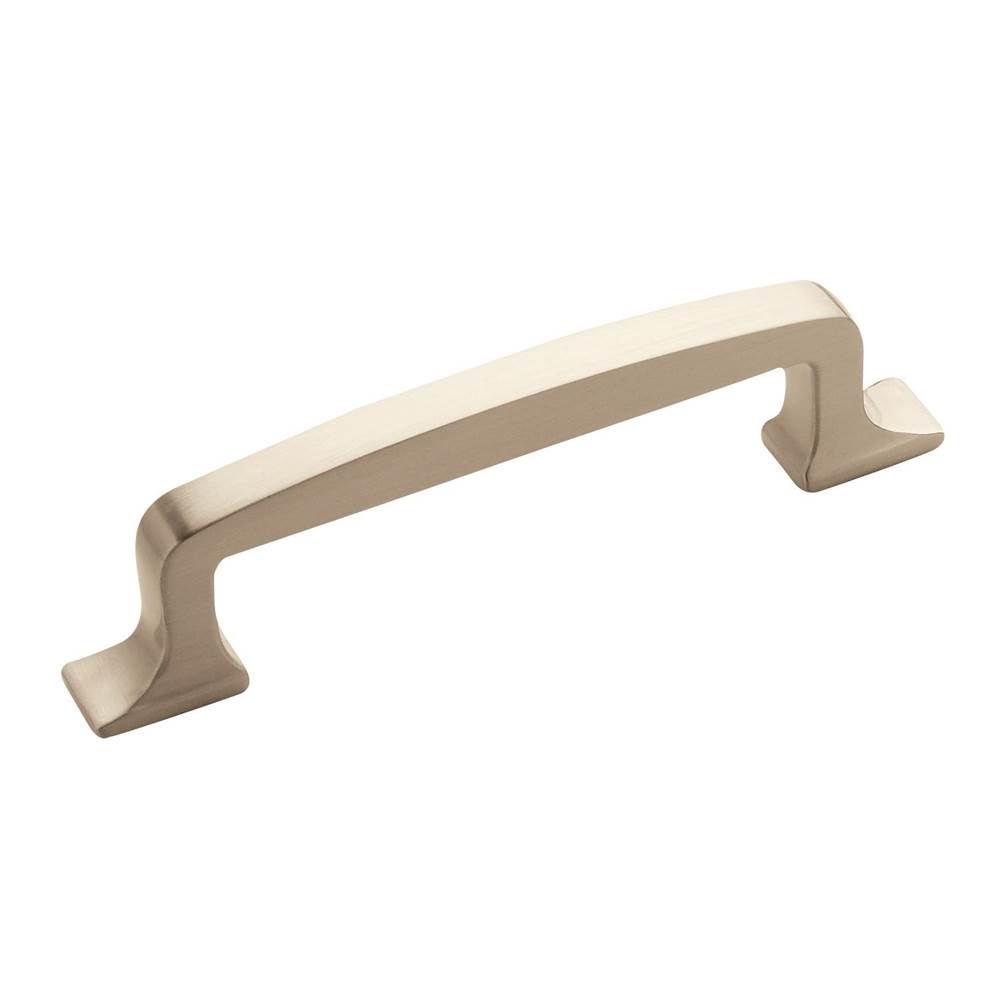 Amerock Westerly 3-3/4 in (96 mm) Center-to-Center Satin Nickel Cabinet Pull