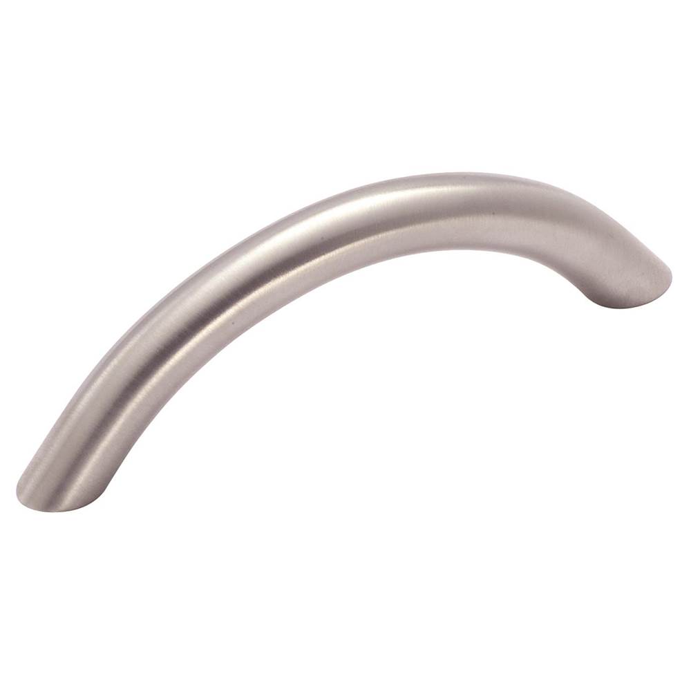 Amerock Essential''Z Stainless Steel 3 in (76 mm) Center-to-Center Stainless Steel Cabinet Pull