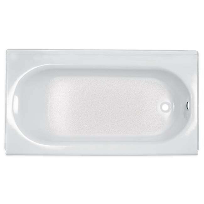 American Standard Princeton® Americast® 60 x 30-Inch Integral Apron Bathtub Left-Hand Outlet With Integral Drain