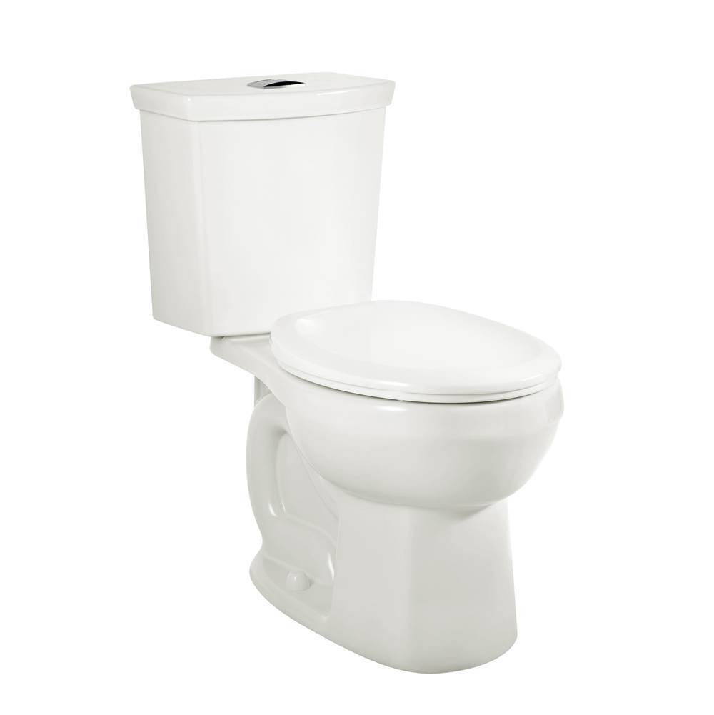 American Standard H2Option® Two-Piece Dual Flush 1.28 gpf/4.8 Lpf and 0.92 gpf/3.5 Lpf Standard Height Elongated Toilet With Liner Less Seat