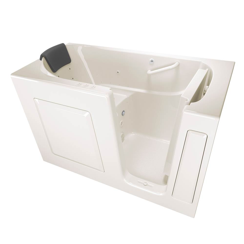 American Standard Gelcoat Premium Series 30 x 60 -Inch Walk-in Tub With Combination Air Spa and Whirlpool Systems - Right-Hand Drain