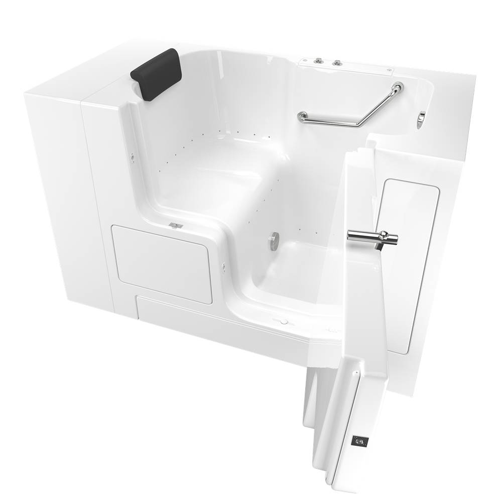 American Standard Gelcoat Premium Series 32 x 52 -Inch Walk-in Tub With Air Spa System - Right-Hand Drain