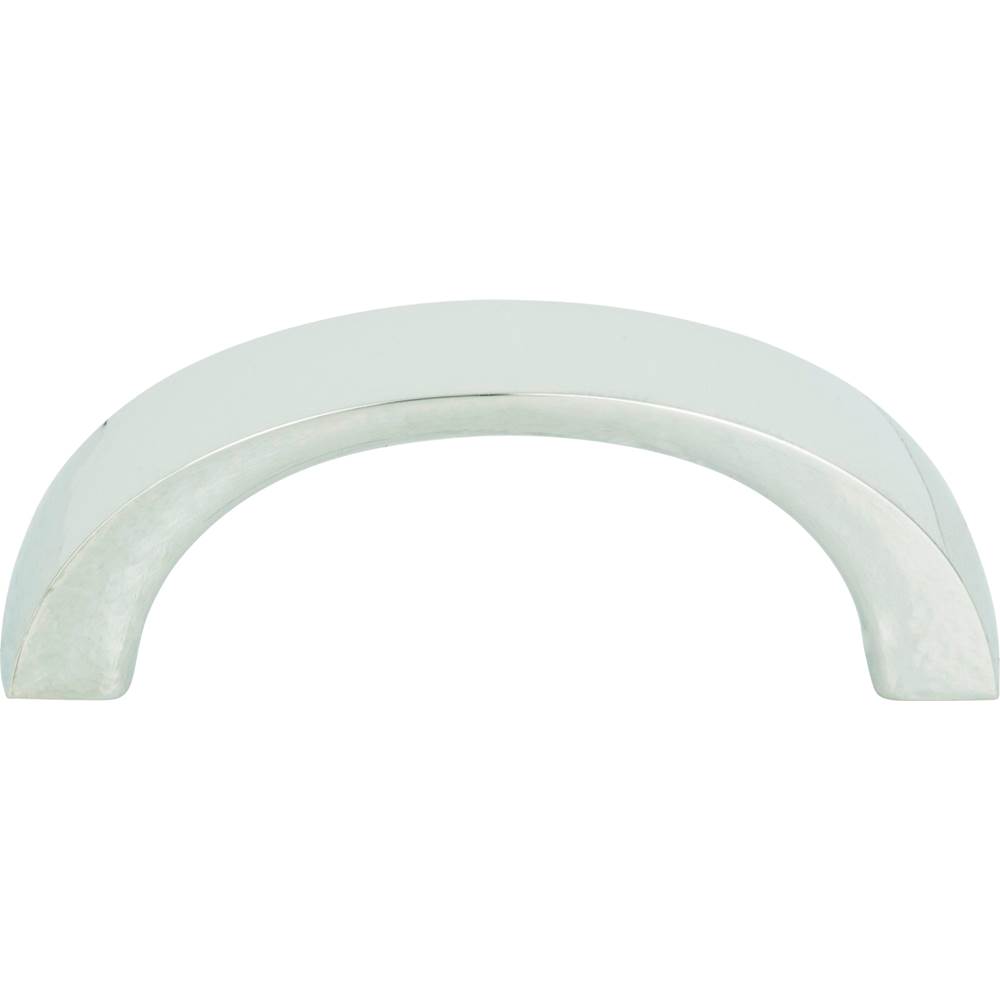Atlas Tableau Curved Pull 1 13/16 Inch (c-c) Polished Chrome