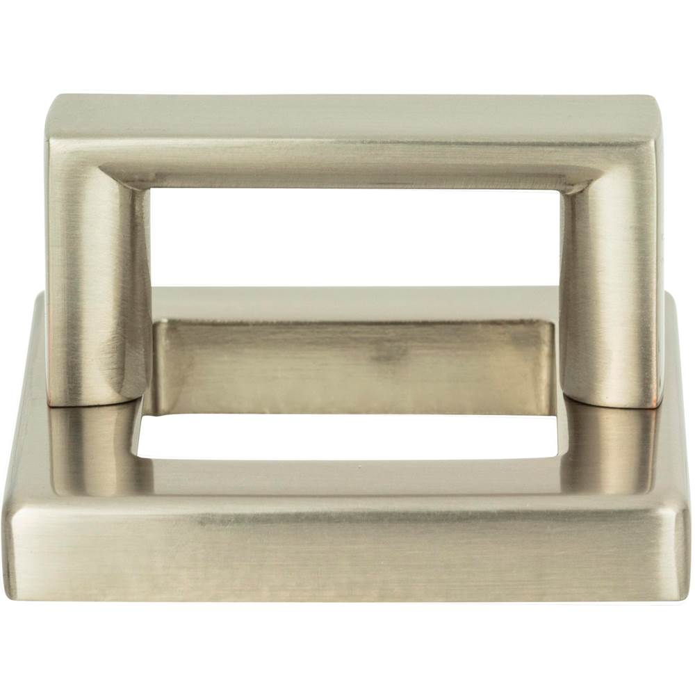 Atlas Tableau Square Base and Top 1 7/16 Inch (c-c) Brushed Nickel
