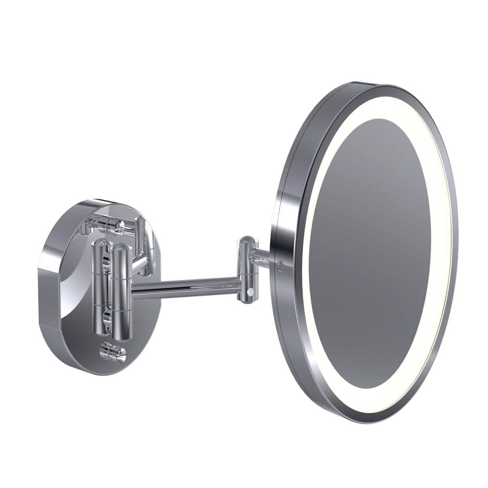 Baci Mirrors Baci Junior Oval Double Arm Wall Mirror 5X
