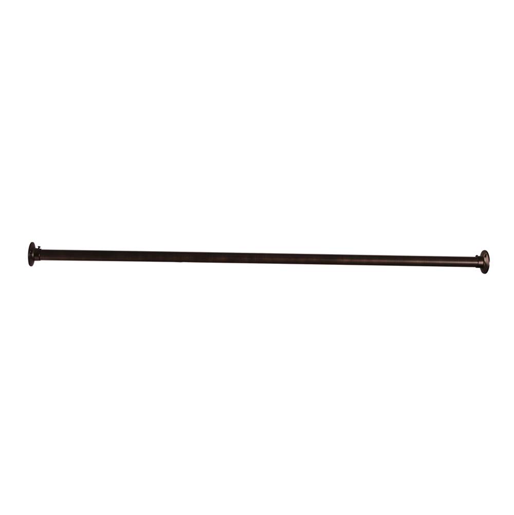 Barclay 4100 Straight Rod, 72'', w/310 Flanges, Oil Rubbed Bronze