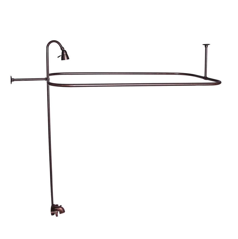 Barclay Converto Shower w/48'' Rect Rod, Fct, Riser,Oil Rubbed Bronze