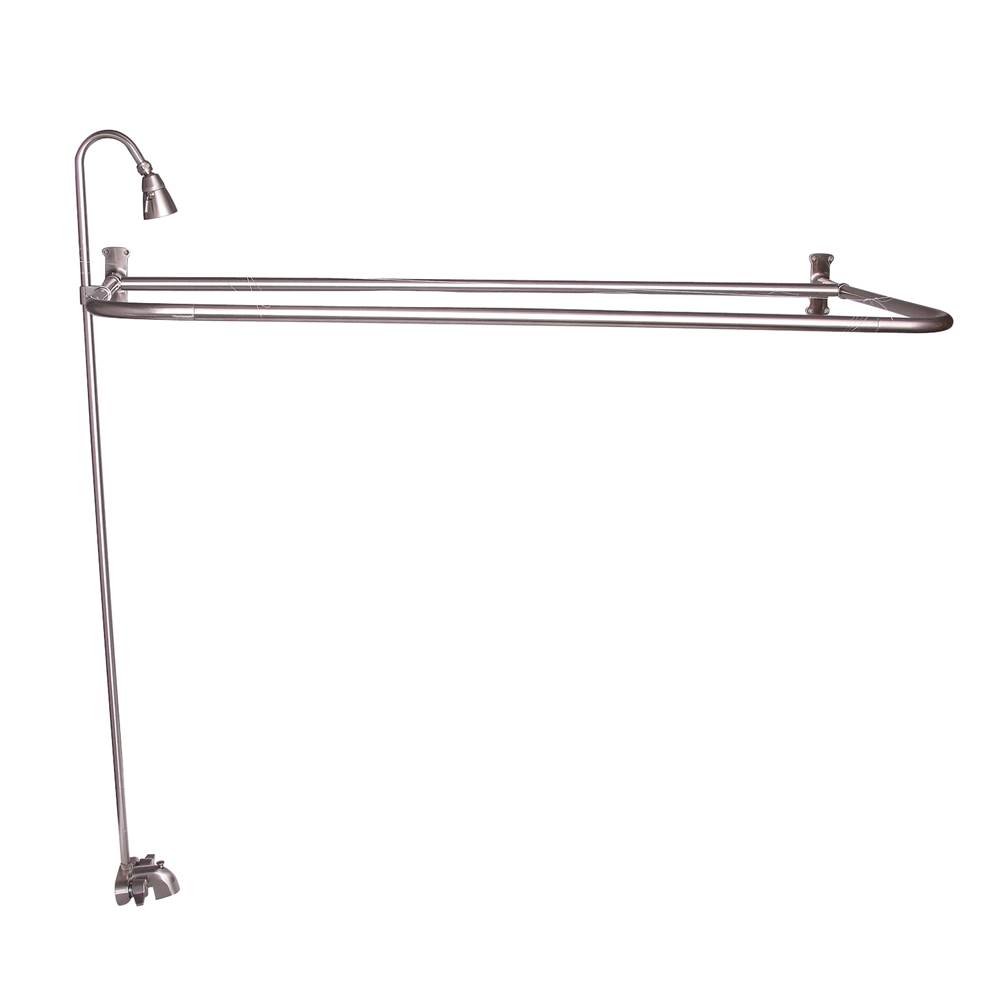 Barclay Converto Shower w/54'' D-Rod, Fct, Riser, Brushed Nickel