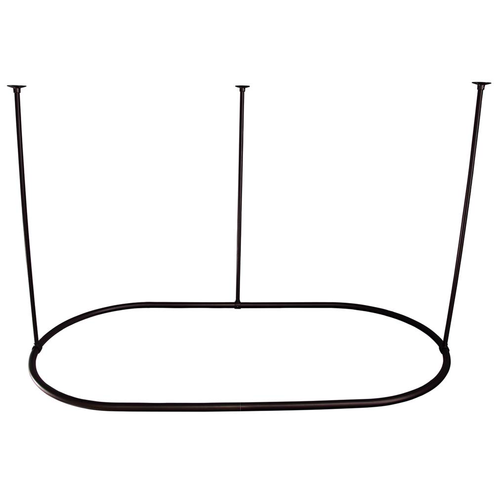 Barclay 60'' Oval Shower CurtainRing-Oil Rubbed Bronze