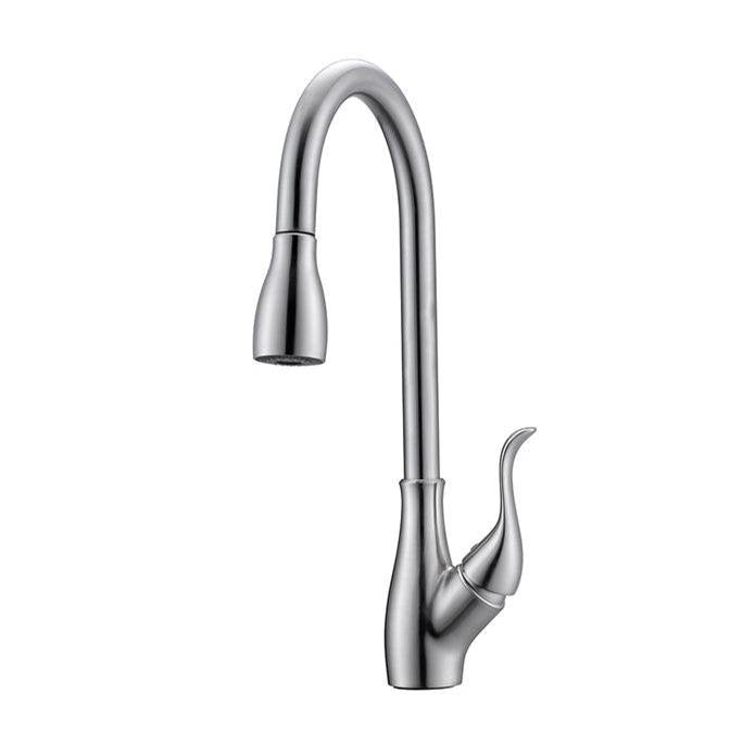 Barclay Casoria Pull-down KitchenFaucet w/Hose,Brushed Nickel