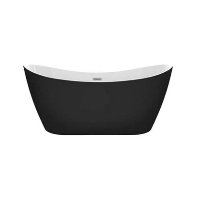 Barclay Nairobi 67''AC Tub White With Internal Drain And Of Orb