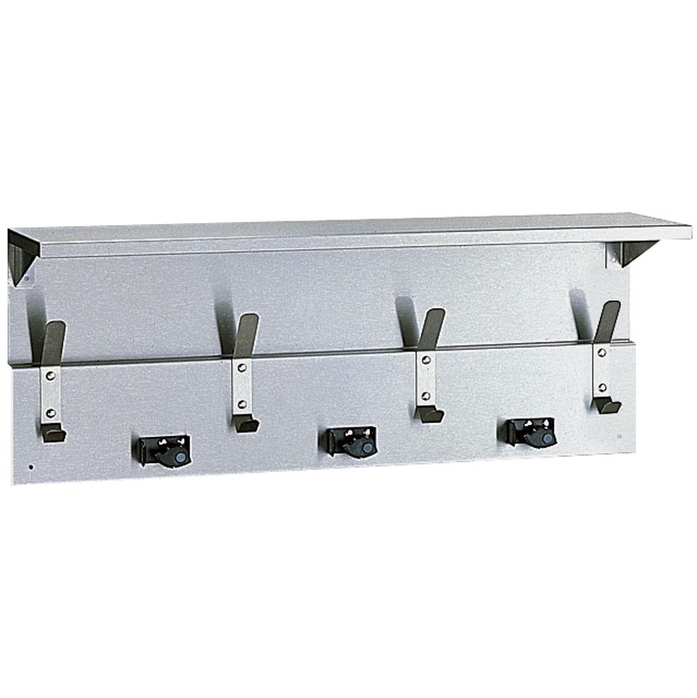 Bobrick Shelf With Mop And Broom Holders And Hooks