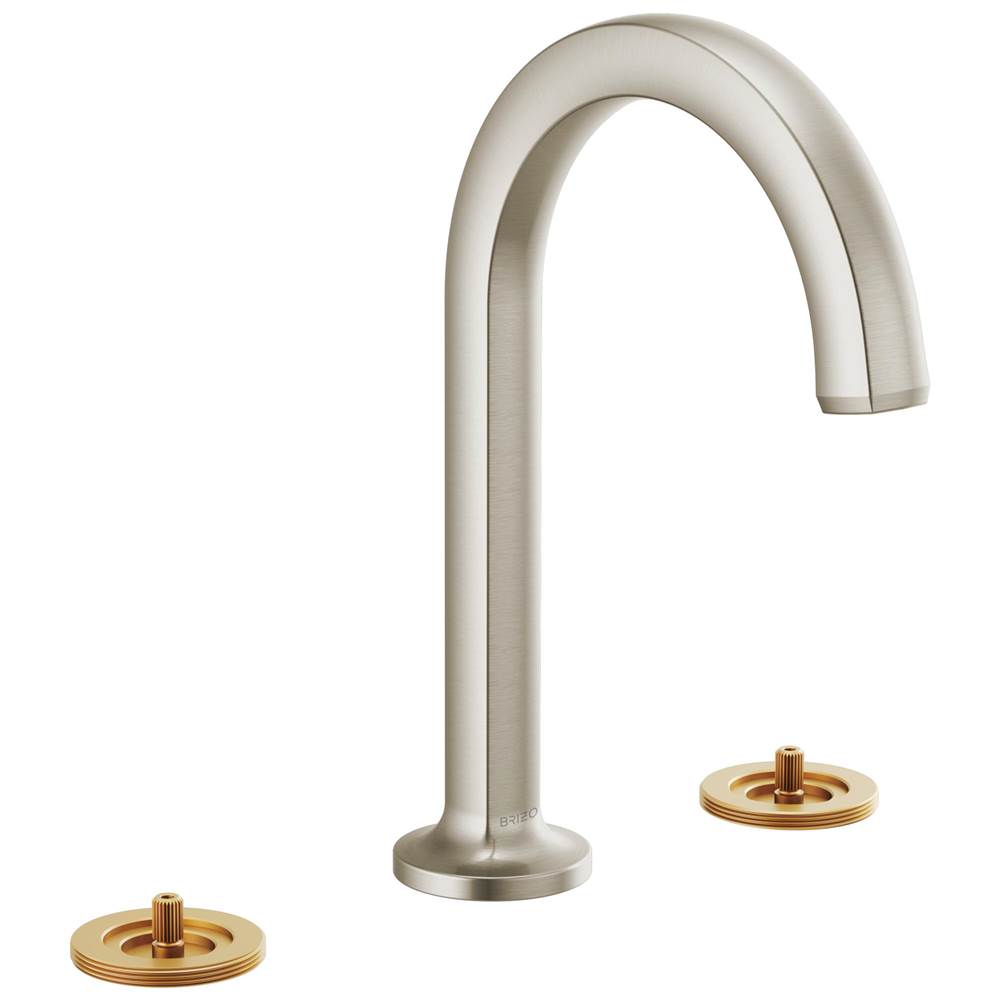 Brizo Kintsu® Widespread Lavatory Faucet with Arc Spout - Less Handles 1.2 GPM