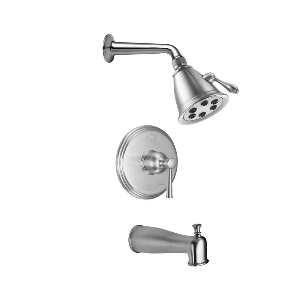 California Faucets Miramar Pressure Balance Shower System with Single Showerhead and Tub Spout