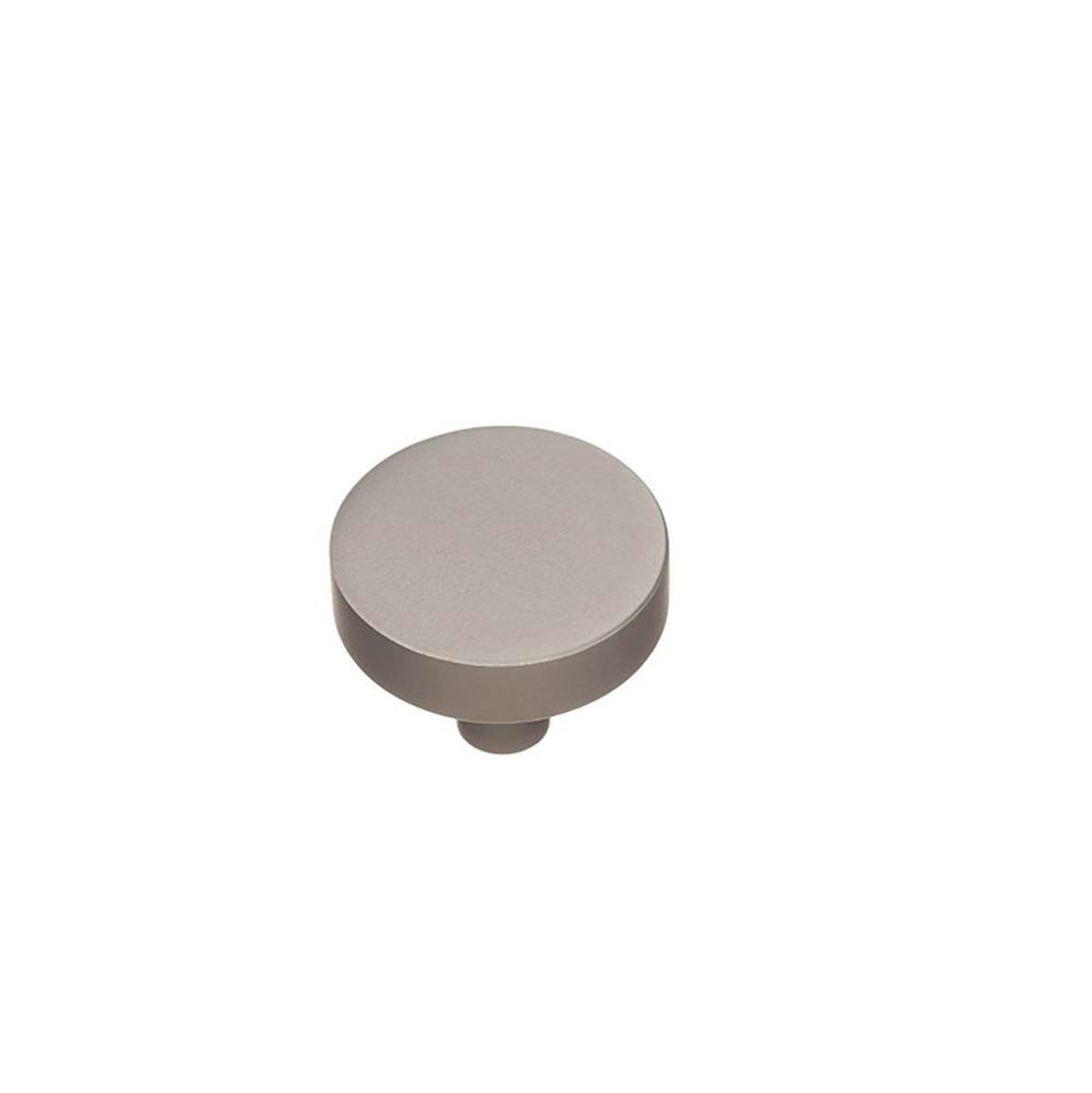 Colonial Bronze Cabinet Knob Hand Finished in Satin Nickel