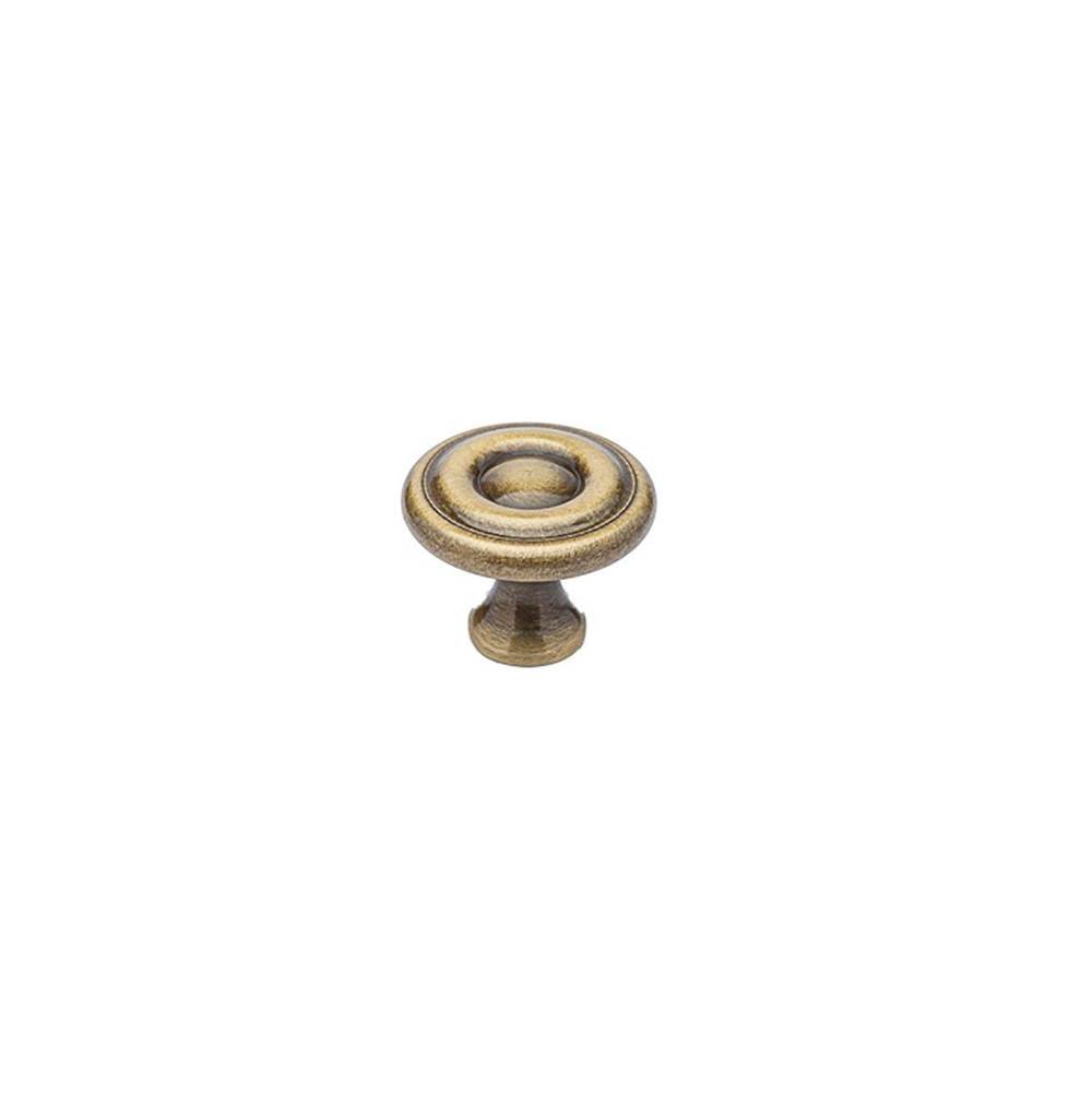 Colonial Bronze Cabinet Knob Hand Finished in Polished Copper