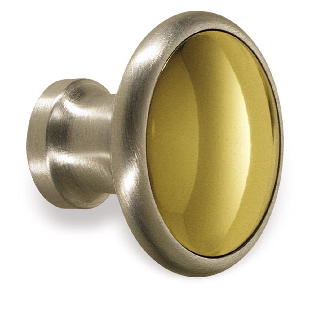 Colonial Bronze Cabinet Knob Hand Finished in Matte Pewter and Pewter
