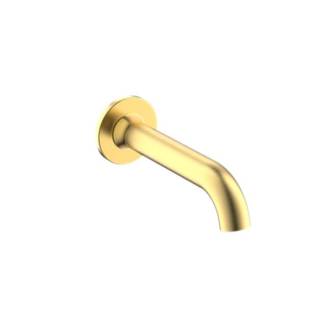Crosswater London Taos Wall Tub Spout, Brushed Gold