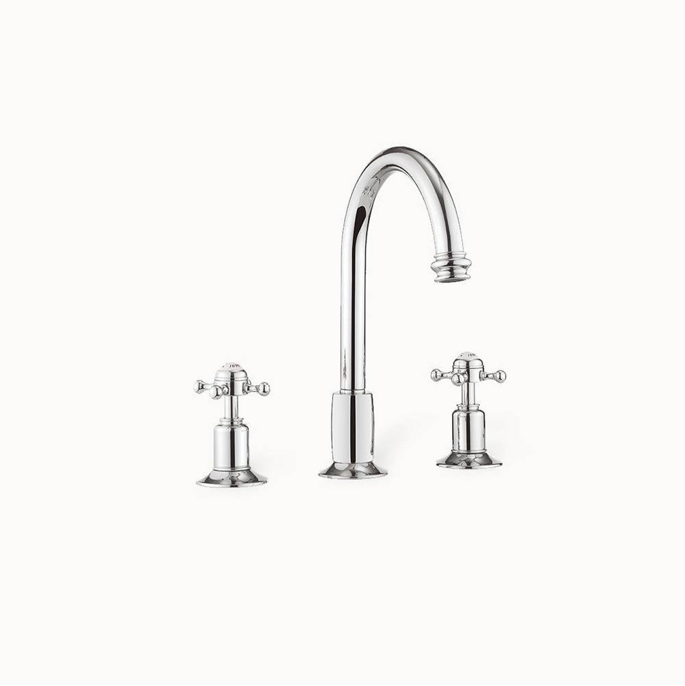 Crosswater London Belgravia Widespread Basin Faucet with Tall Spout and Cross Handles PC