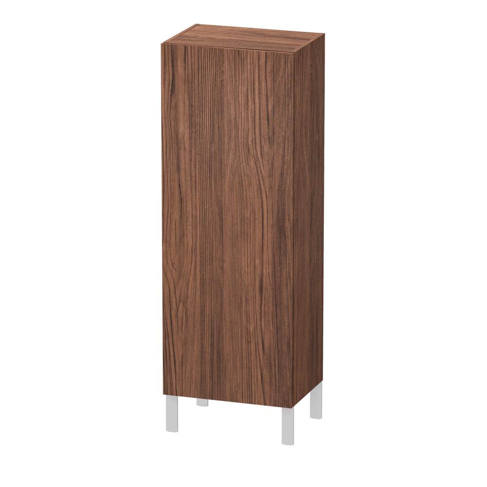 Duravit L-Cube Semi-Tall Cabinet Walnut Dark
