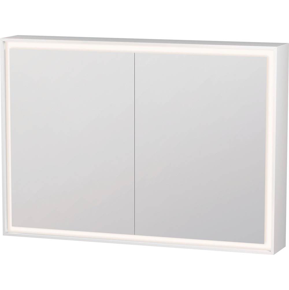 Duravit L-Cube Mirror Cabinet with Lighting White