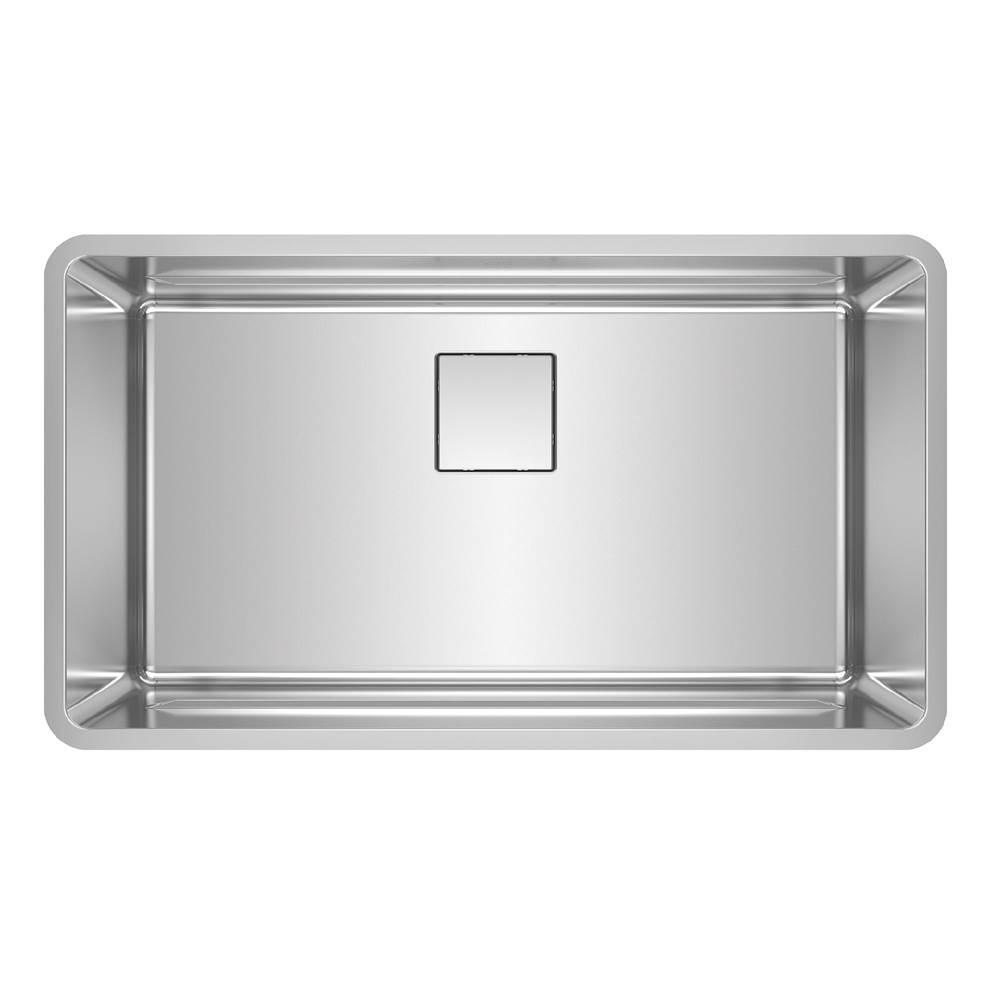 Franke Pescara 32.5-in. x 18.5-in. 18 Gauge Stainless Steel Undermount Single Bowl Kitchen Sink - PTX110-31