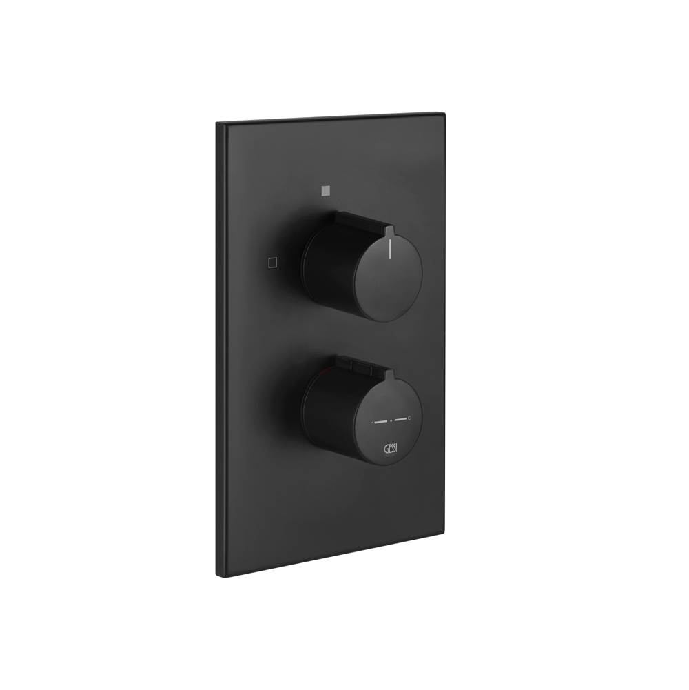 Gessi Trim Parts Only External Parts For 2-Way Thermostatic Diverter And Volume Control
