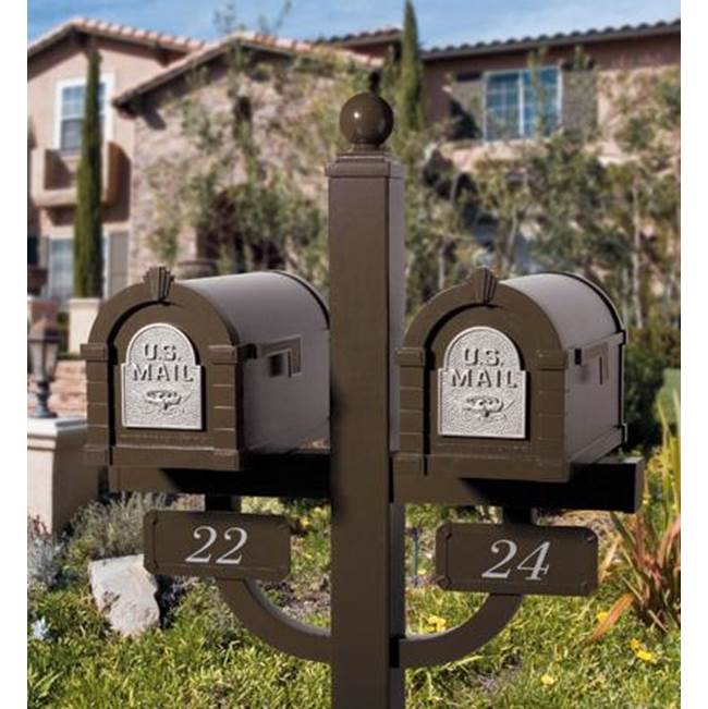 Gaines Manufacturing Keystone Series® Double Deluxe Post Bronze