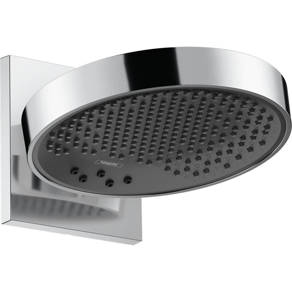 Hansgrohe Rainfinity Showerhead 250 3-Jet with Wall Connector Trim, 2.5 GPM in Chrome