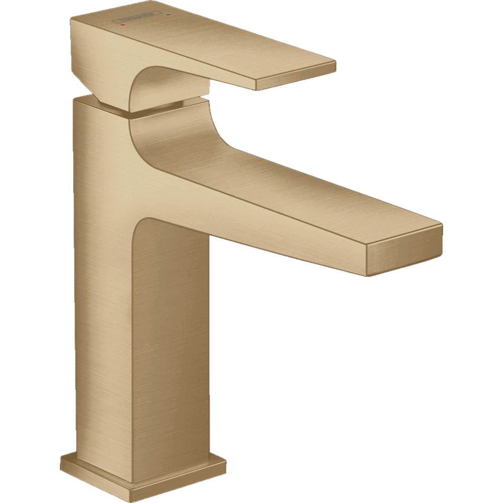 Hansgrohe Metropol Single-Hole Faucet 110 with Lever Handle and Pop-Up Drain, 1.2 GPM in Brushed Bronze