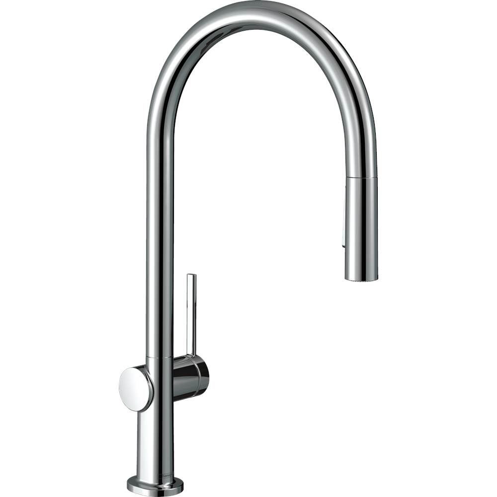 Hansgrohe Talis N HighArc Kitchen Faucet, O-Style 2-Spray Pull-Down with sBox, 1.75 GPM in Chrome