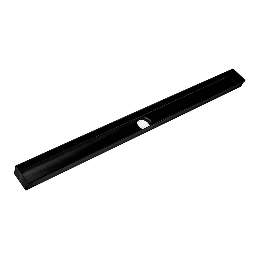 Infinity Drain 40'' Fixed Channel for FXTIF 65 in Matte Black
