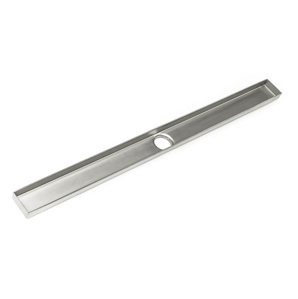 Infinity Drain 60'' Channel for FX 65 Series in Satin Stainless