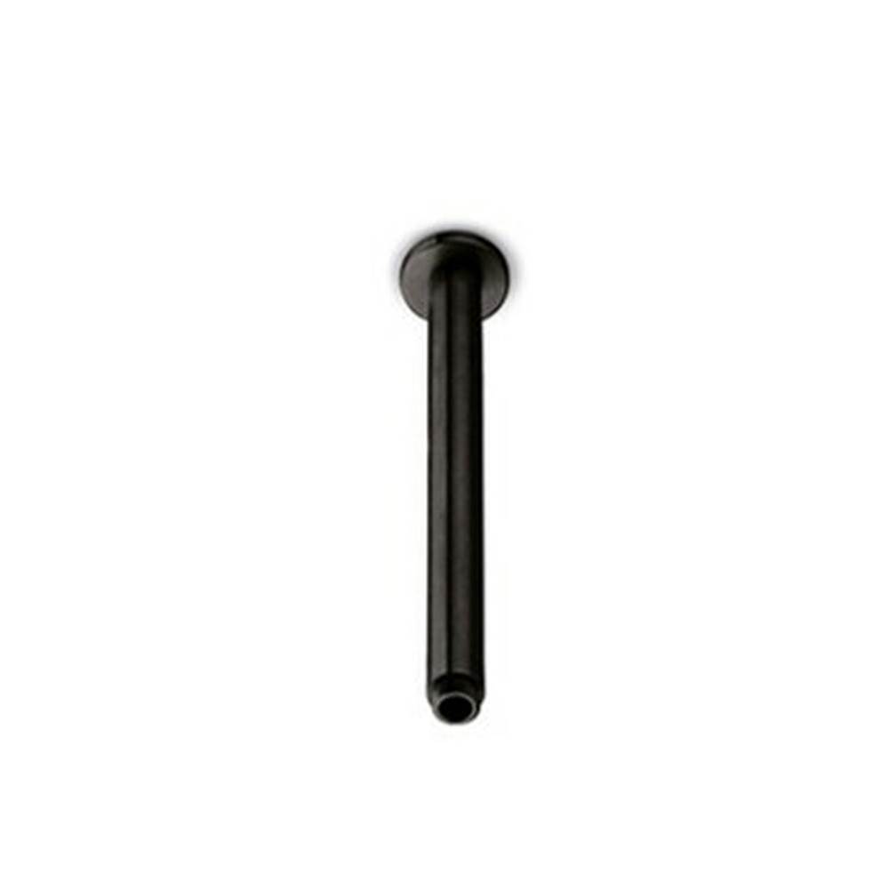 Jee-O Slimline Ceiling Shower Arm - 14 Inches - Structured Black
