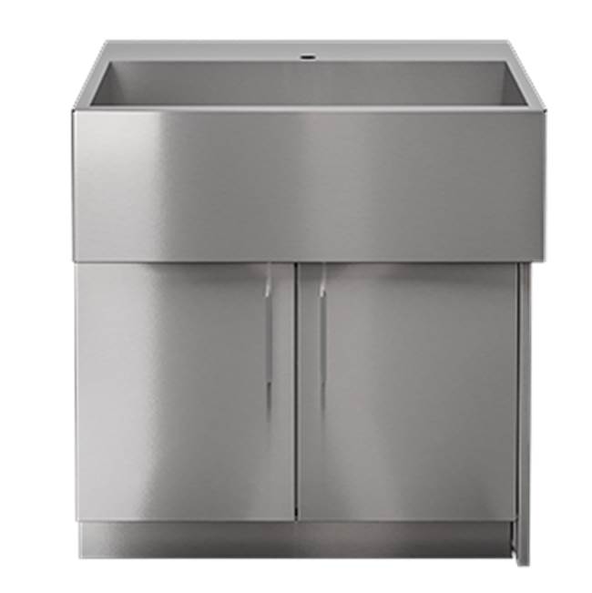 Home Refinements by Julien PURE Sink Cabinet SocialCorner Right 36in 2Doors