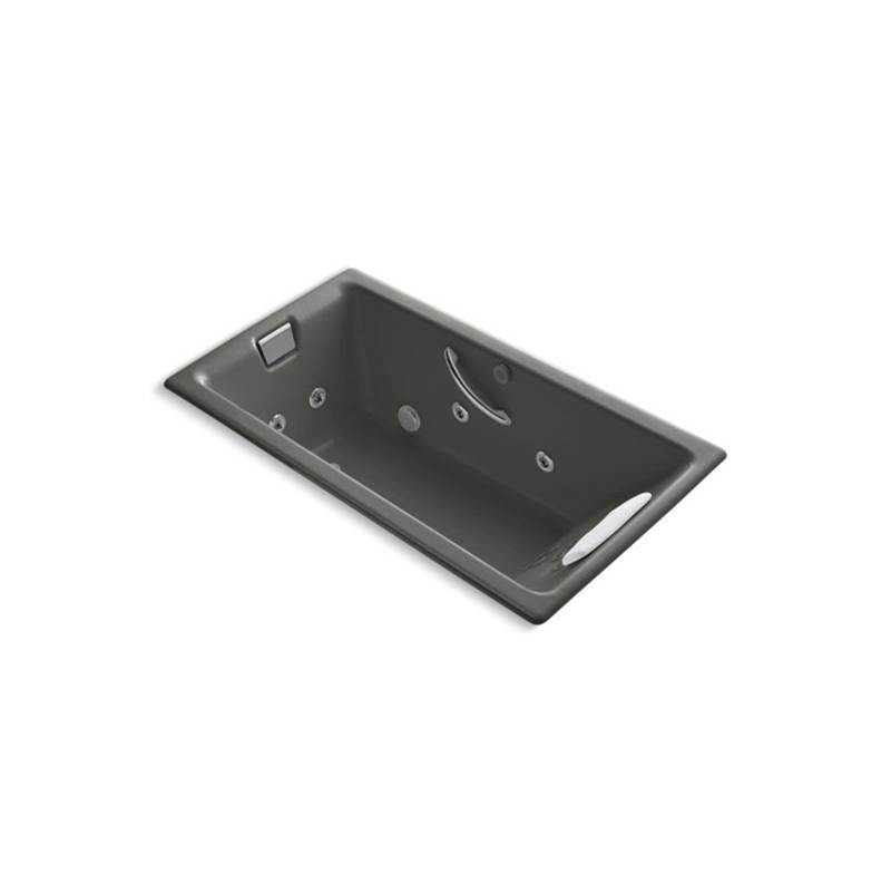 Kohler Tea-for-Two® 66'' x 36'' drop-in whirlpool bath with Massage Package