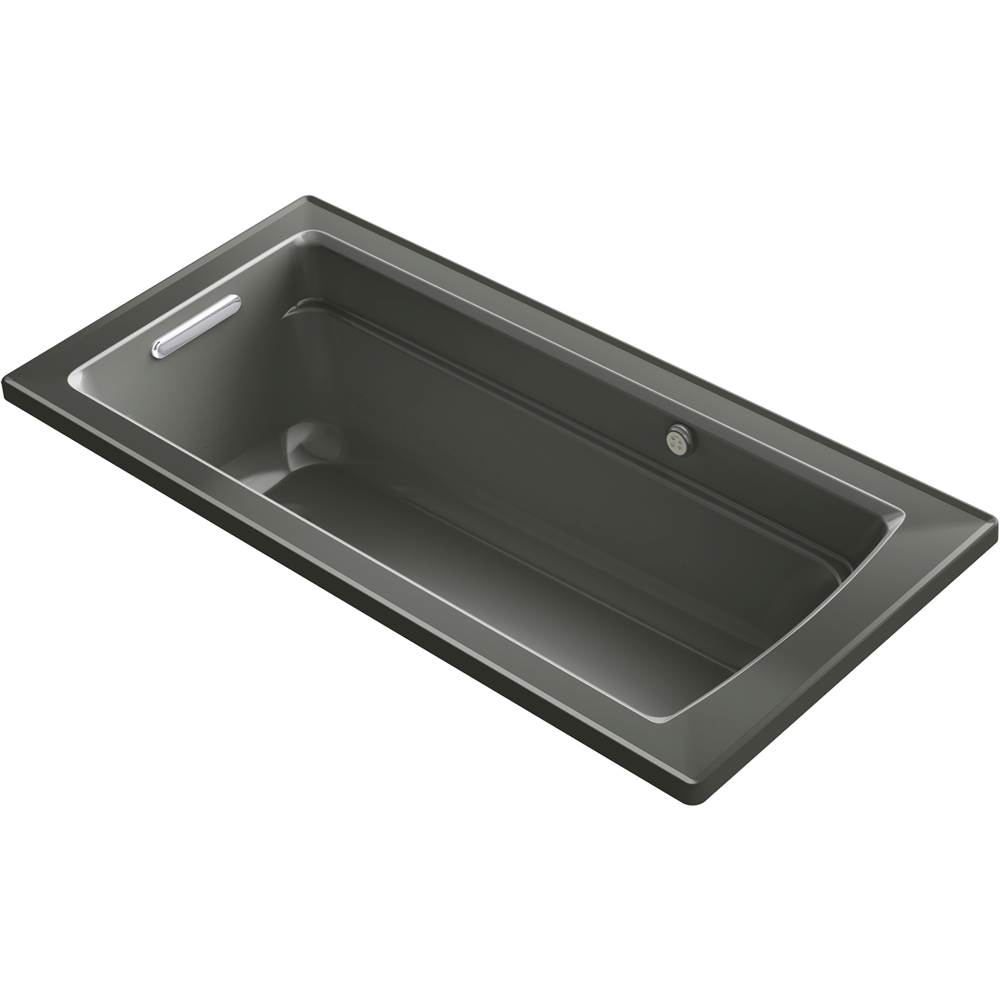 Kohler Archer® 66'' x 32'' drop-in Heated BubbleMassage™ air bath