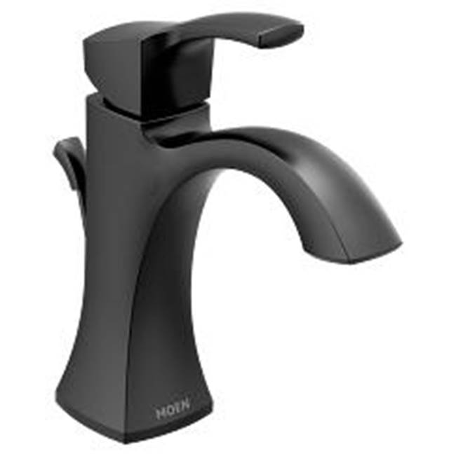 Moen Matte black one-handle bathroom faucet