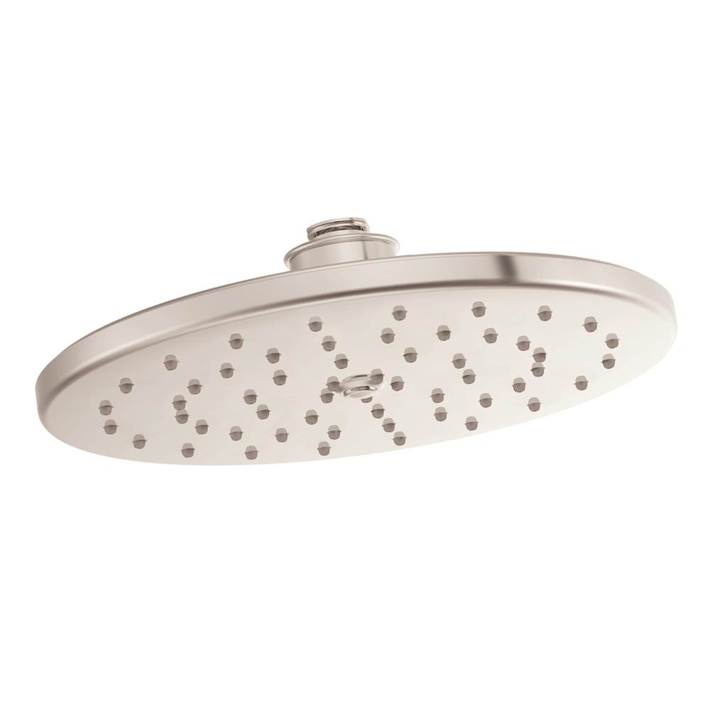 Moen 10-Inch Single Function Eco-Performance Rainshower Showerhead with Immersion Rainshower Technology, Polished Nickel