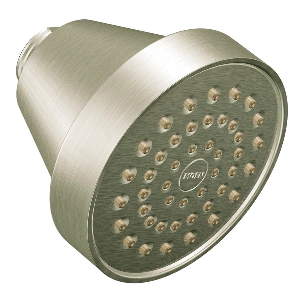 Moen Level One-Function Eco-Performance Shower Head, Brushed Nickel
